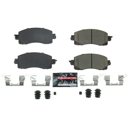 Powerstop BRAKE PADS FMSI Number D2045; Carbon Fiber Infused Ceramic; Set Of 4; With Hardware Z23-2045
